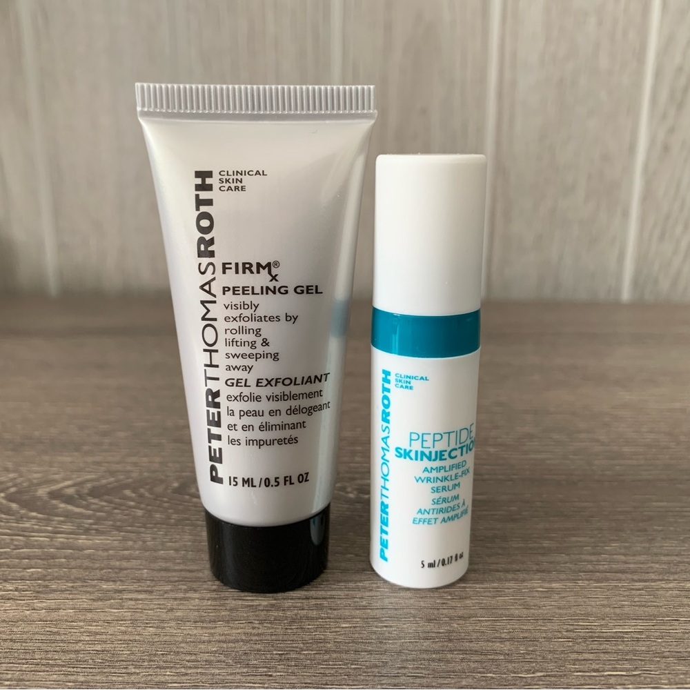 Peter Thomas Roth FirmX Peeling Gel Exfoliant Peptide Skinjection Wrinkle Serum
